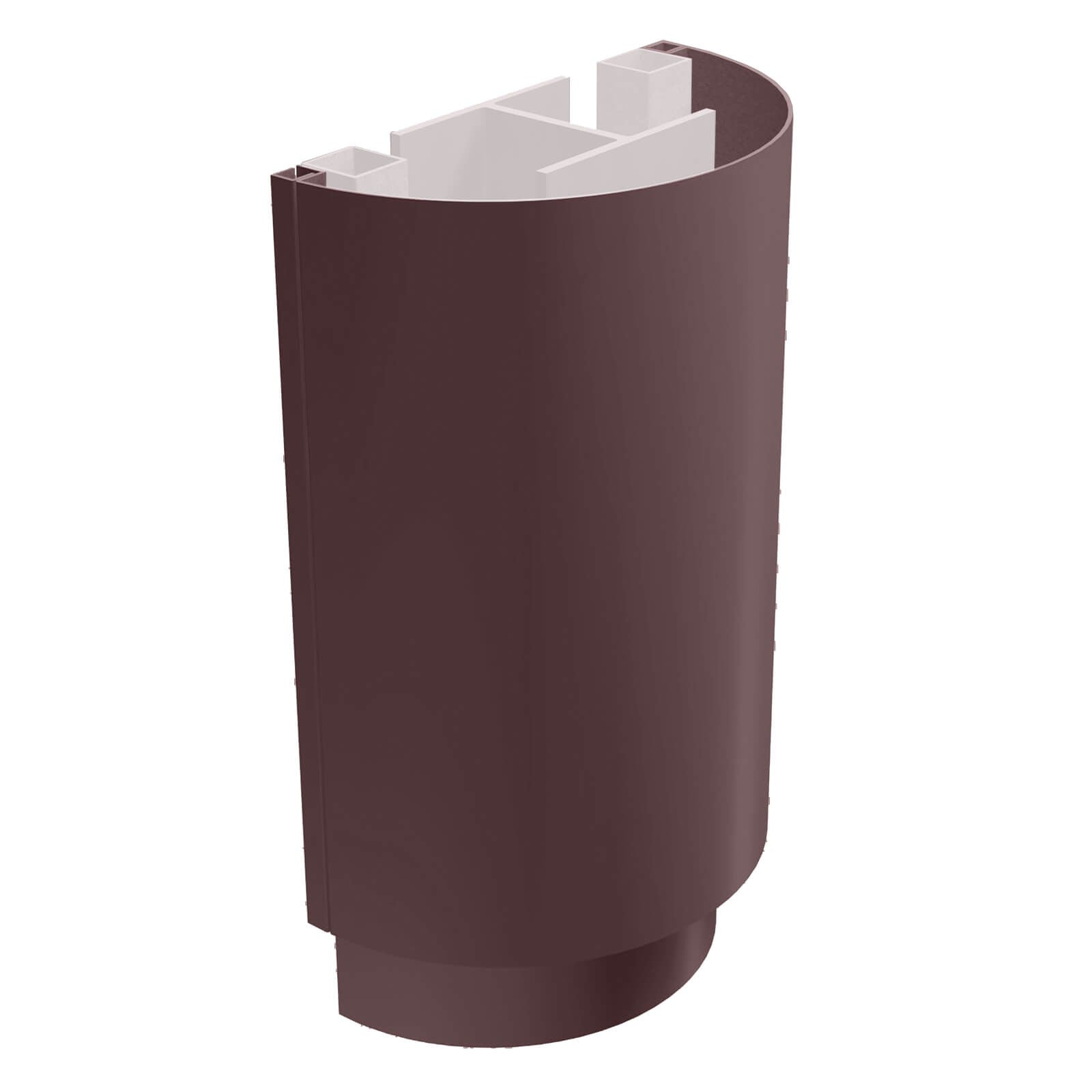 Aluminium Column Casings Semi-Circular 3m Length Alumasc Skyline - Gre ...