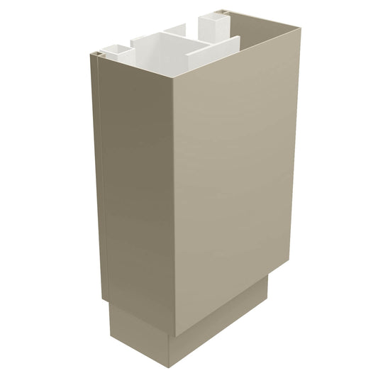 Aluminium Column Casings Semi-Square 3m Length Alumasc Skyline - Beige Grey (7006m)