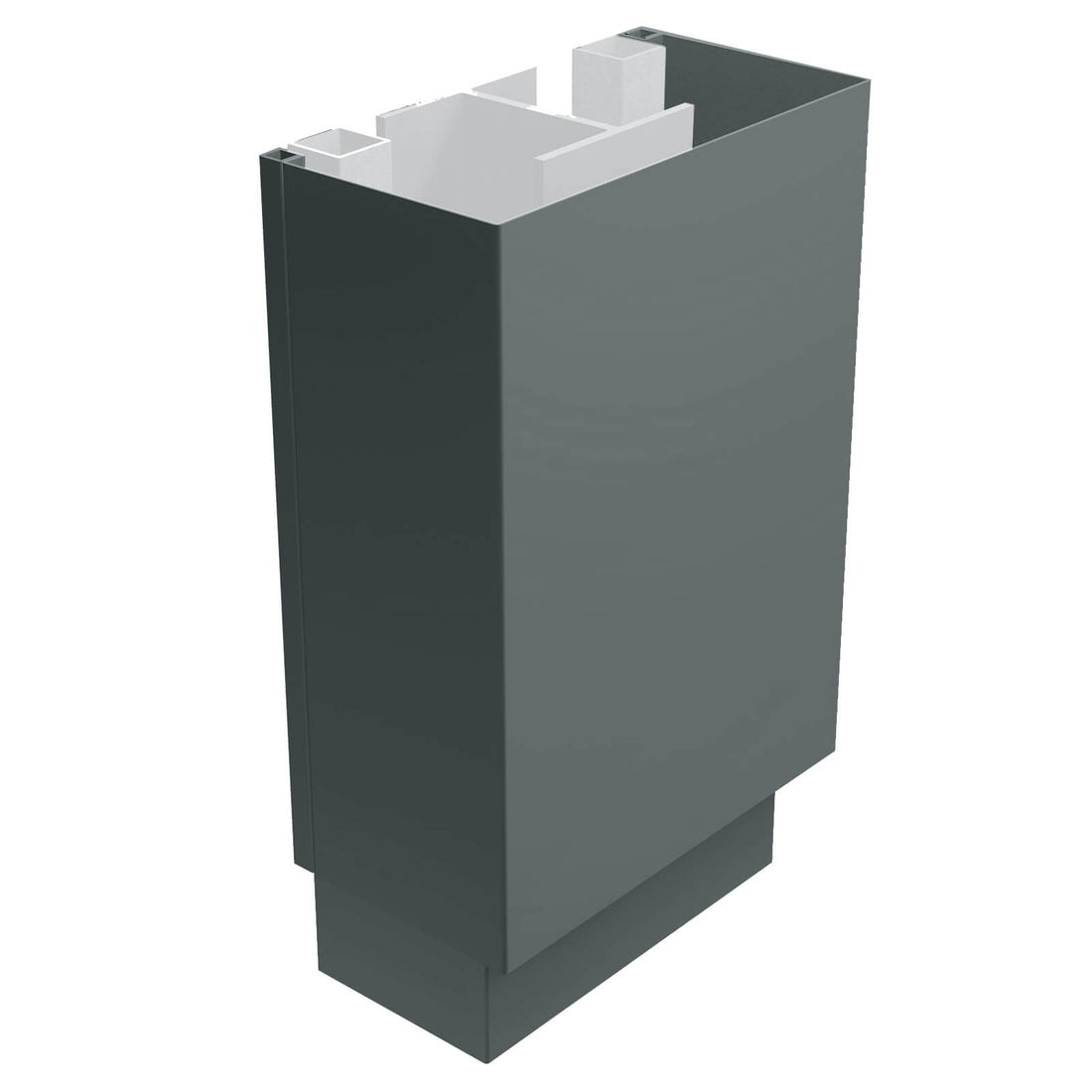 Aluminium Column Casings Semi-Square 3m Length Alumasc Skyline - Anthr ...