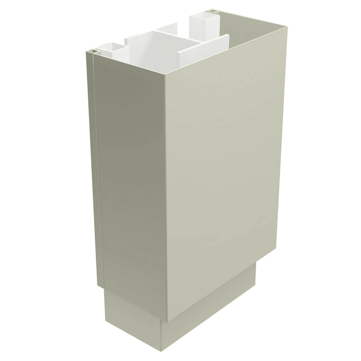 Column Isolation Casing Aluminium Column Casings Semi-Square 3m Length Alumasc Skyline - Agate ...