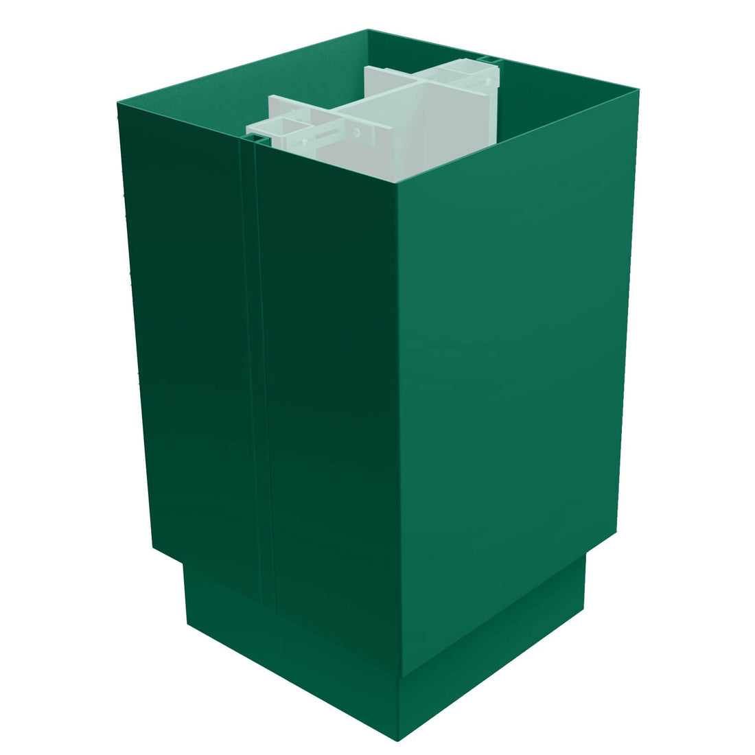 Aluminium Column Casings Square 3m Length Alumasc Skyline - Moss Green ...