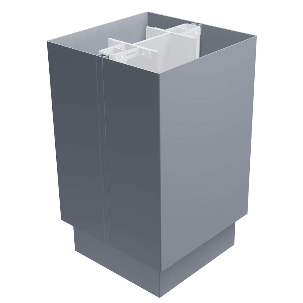 Aluminium Column Casings Square 3m Length Alumasc Skyline - Slate Grey ...