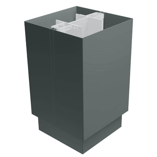 Aluminium Column Casings Square 3m Length Alumasc Skyline - Anthracite Grey (7016m)