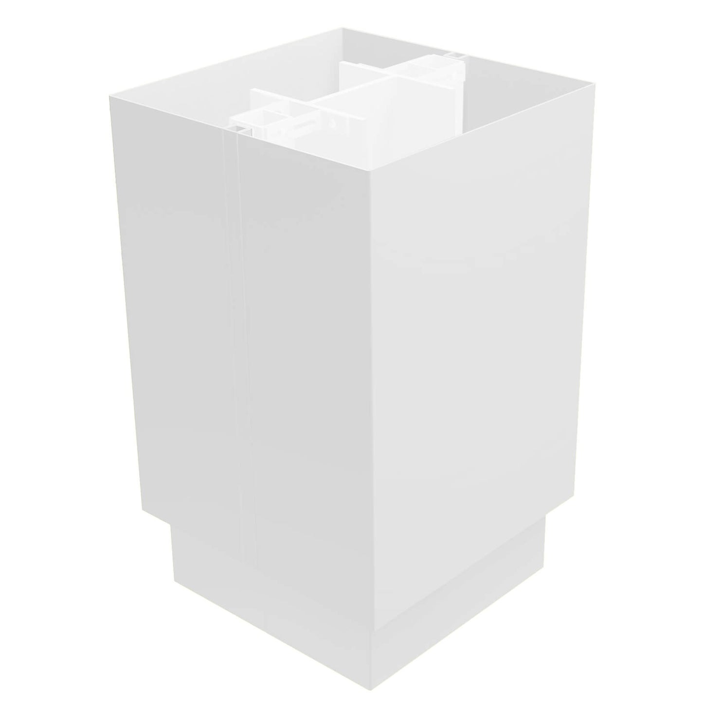 Aluminium Column Casings Square 3m Length Alumasc Skyline - White (9016m)