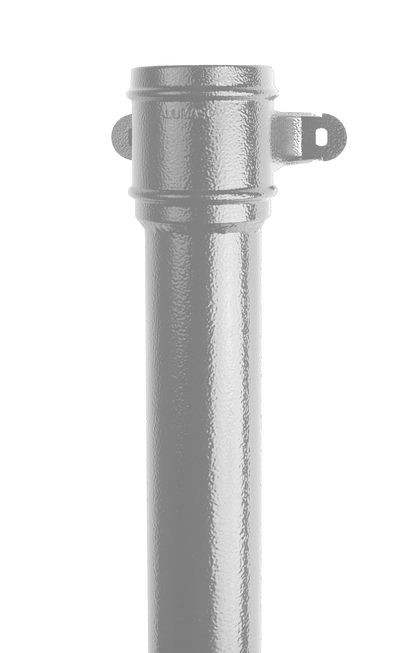 75mm Aluminium Heritage Downpipe Eared Length - 3m