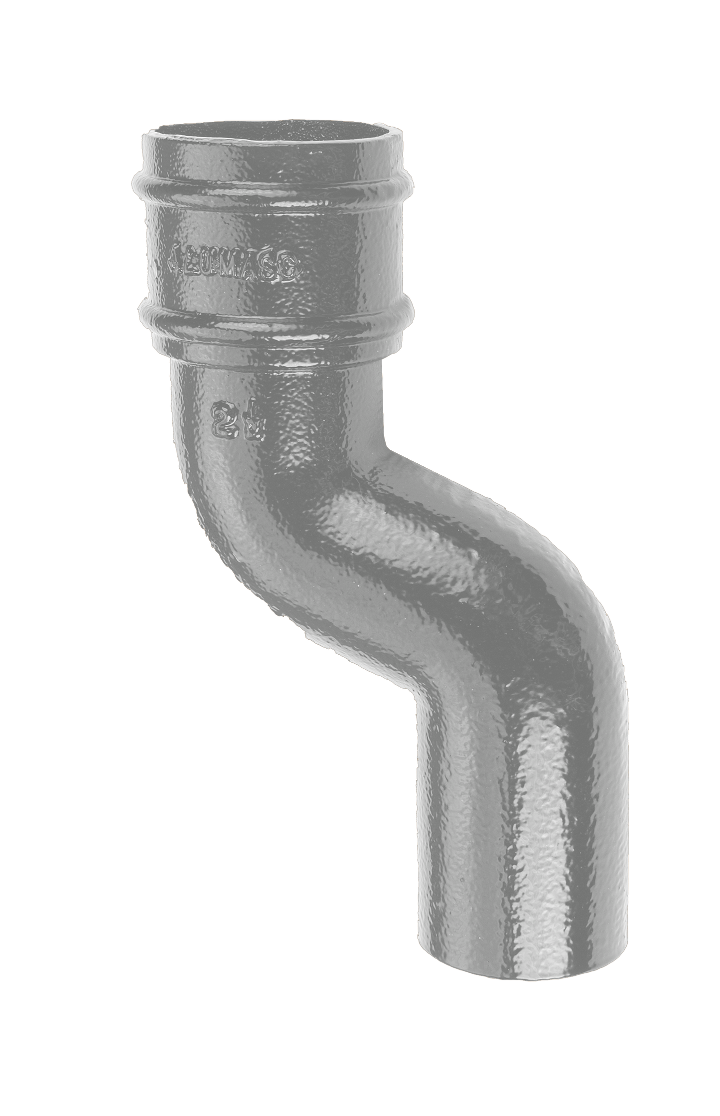 100mm Aluminium Heritage Downpipe Offset - 381mm