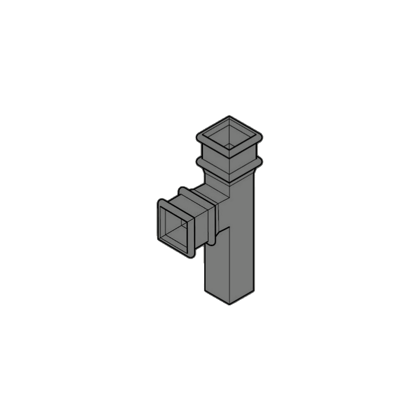 92.5 degree RWP Branch - 100 x 100mm