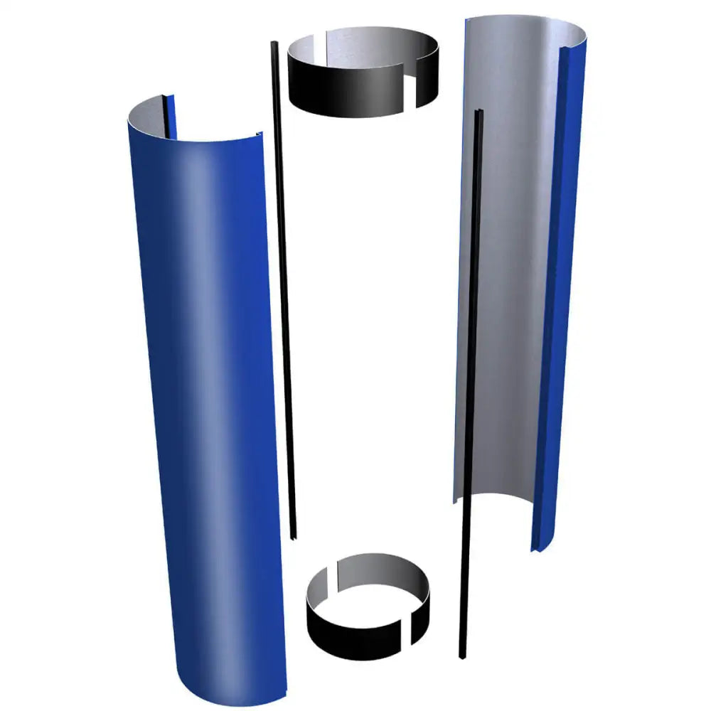 Column 23 Aluminium Column Casings Semi-Square 3m Length Alumasc Skyline - Agate ...