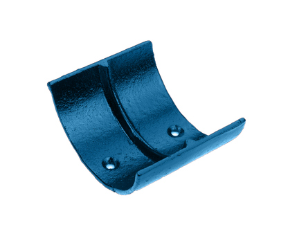 Half Round Cast Iron Union Clip Painted - 125mm