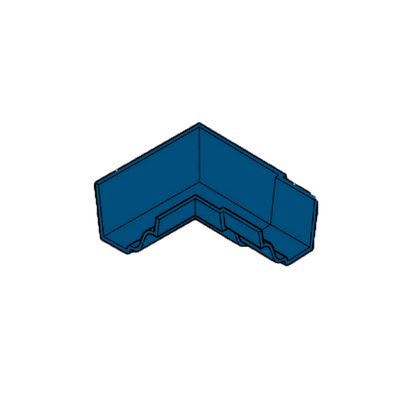 Moulded 90 Internal Angle Painted - 125x100mm