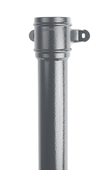 63mm Aluminium Heritage Downpipe Length Eared - 1m