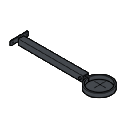 Extension Base Aluminium Heritage Downpipe Clamp + 250mm Base - 100mm