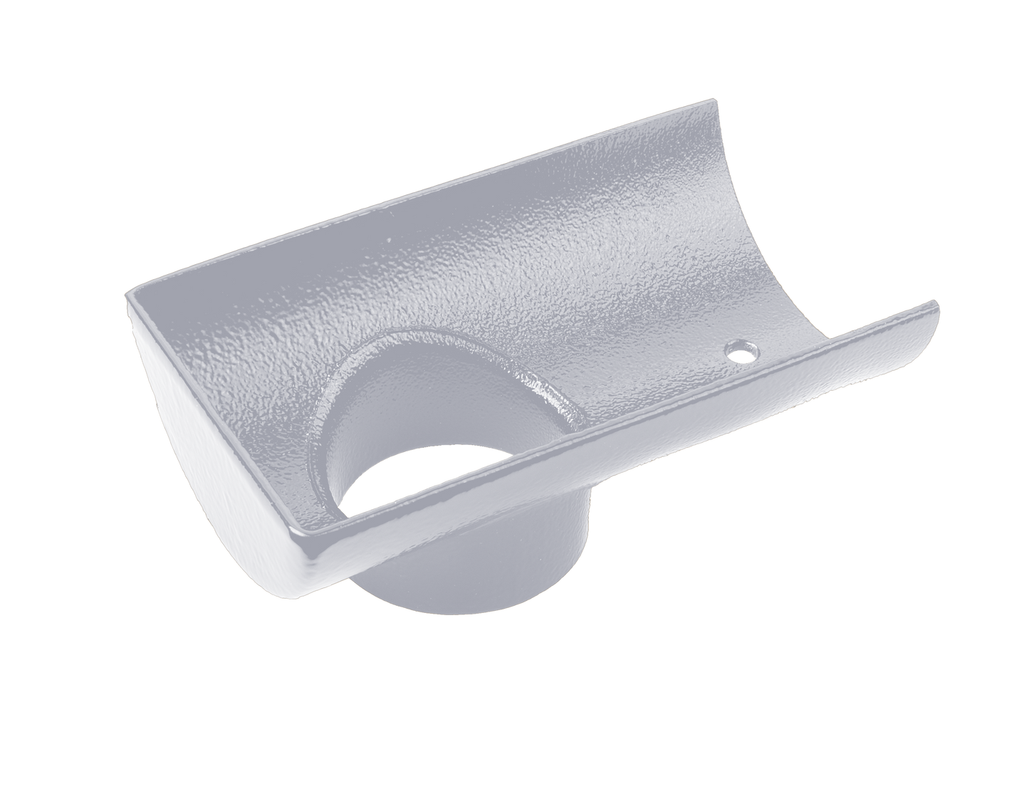 Aluminium Heritage Half Round Stopend Outlet 63mm Spg - 100mm