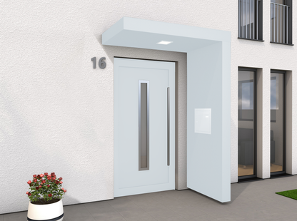 AWMS Skyline BS150 Left Hand Aluminium Door Canopy