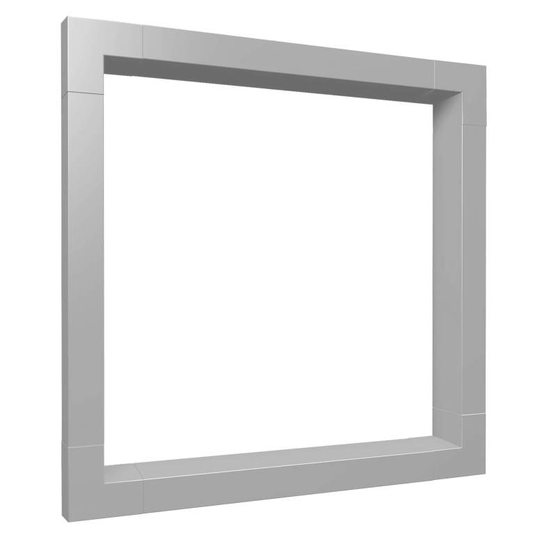 Aluminium Window Surrounds 1200×1200 Square Kit Alumasc Skyline - Deepline