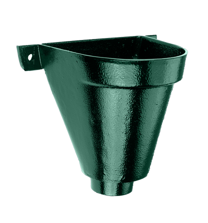 Aluminium Heritage Downpipe Hopper Flat Back - 63mm