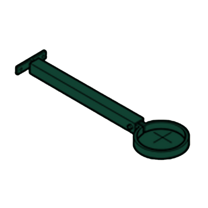 Extension Base Aluminium Heritage Downpipe Clamp + 250mm Base - 75mm