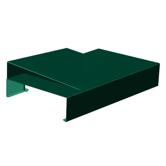 Aluminium Sloping Wall Copings Tee Junctions Alumasc Skyline - Moss Green (6005m)