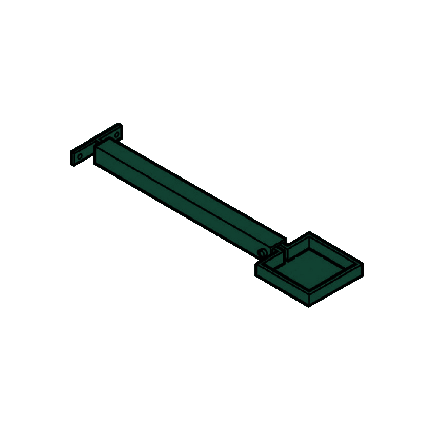 Extension Base RWP Clamp & 250mm Base - 100 x 100mm