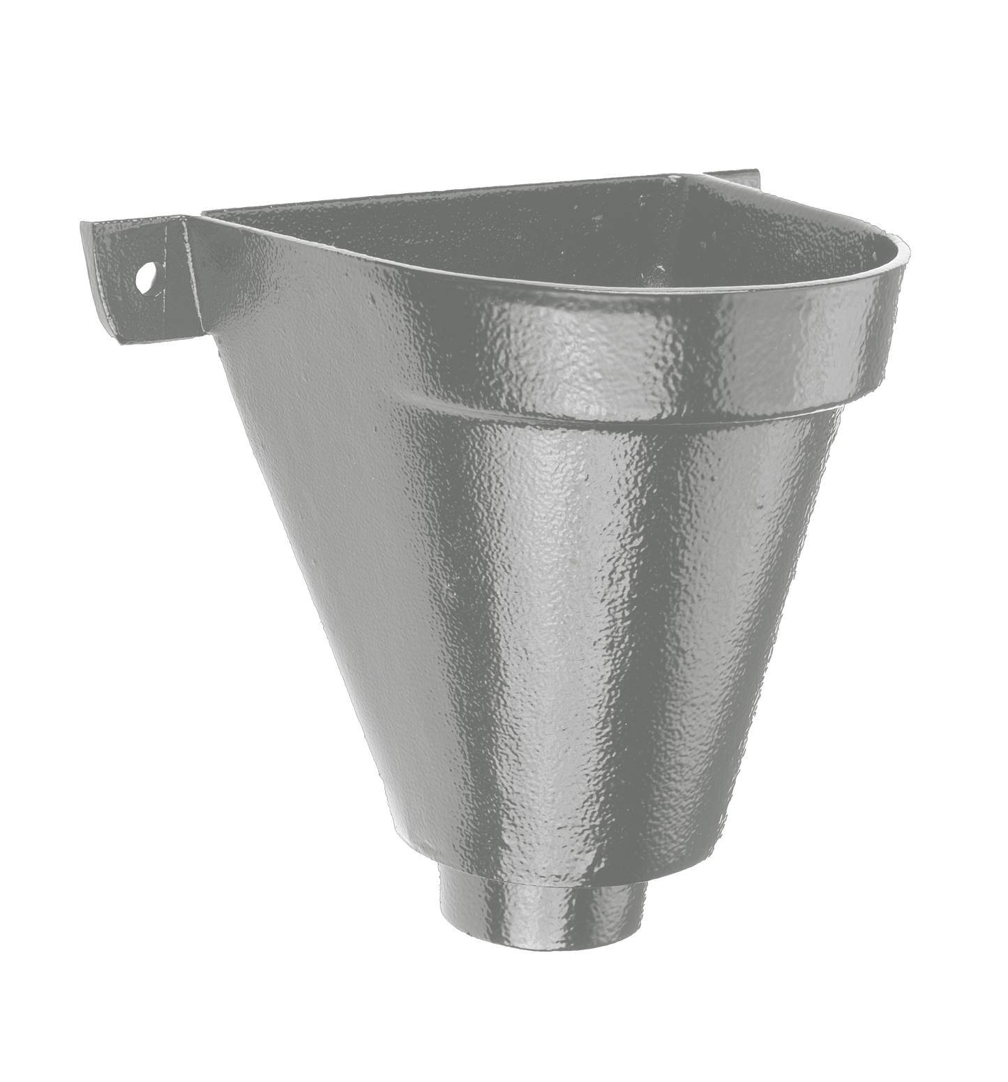 Aluminium Heritage Downpipe Hopper Flat Back - 63mm