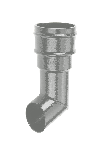 Aluminium Heritage Downpipe Shoe No Ears - 100mm