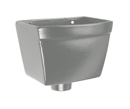 Aluminium Heritage Downpipe Hopper Rectangular - 100mm