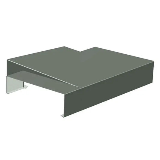 Aluminium Sloping Wall Copings Tee Junctions Alumasc Skyline - Mouse Grey (7005m)