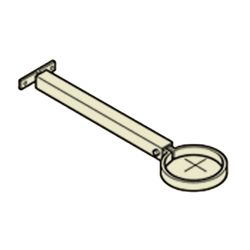 Extension Base Aluminium Heritage Downpipe Clamp + 250mm Base - 75mm