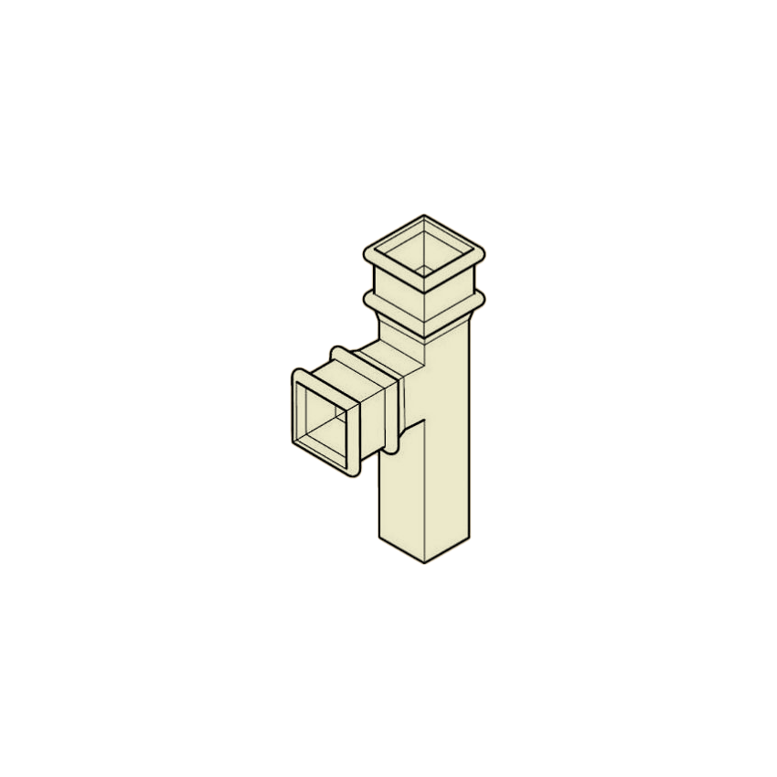 92.5 degree RWP Branch - 100 x 75mm