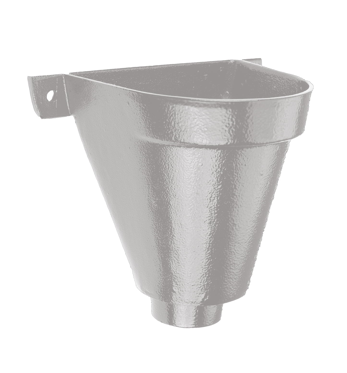 Aluminium Heritage Downpipe Hopper Flat Back - 75mm