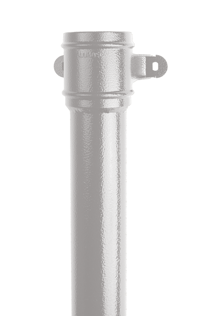 75mm Aluminium Heritage Downpipe Eared Length - 2m