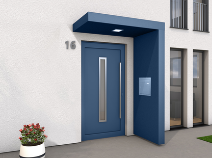 AWMS Skyline BS150 Left Hand Aluminium Door Canopy