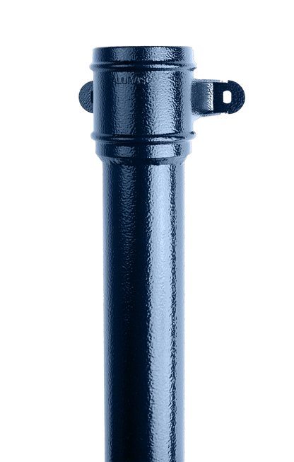 75mm Aluminium Heritage Downpipe Eared Length - 2m