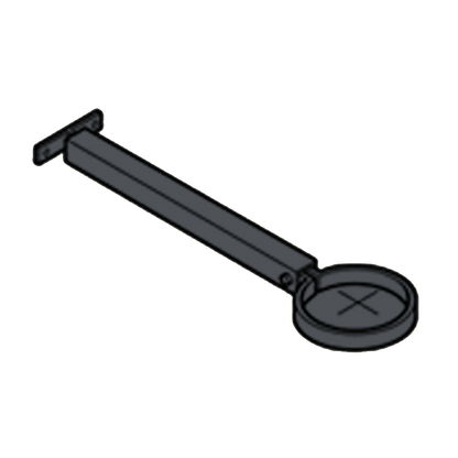 Extension Base Aluminium Heritage Downpipe Clamp + 250mm Base - 100mm