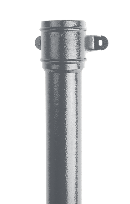 75mm Aluminium Heritage Downpipe Eared Length - 2m