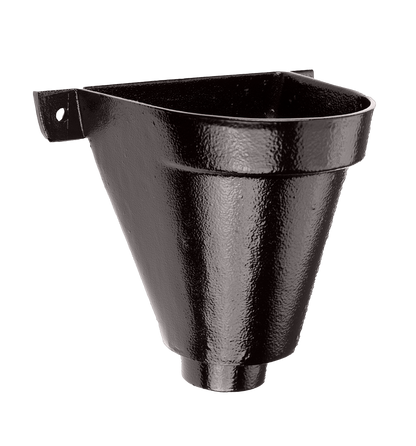 Aluminium Heritage Downpipe Hopper Flat Back - 75mm