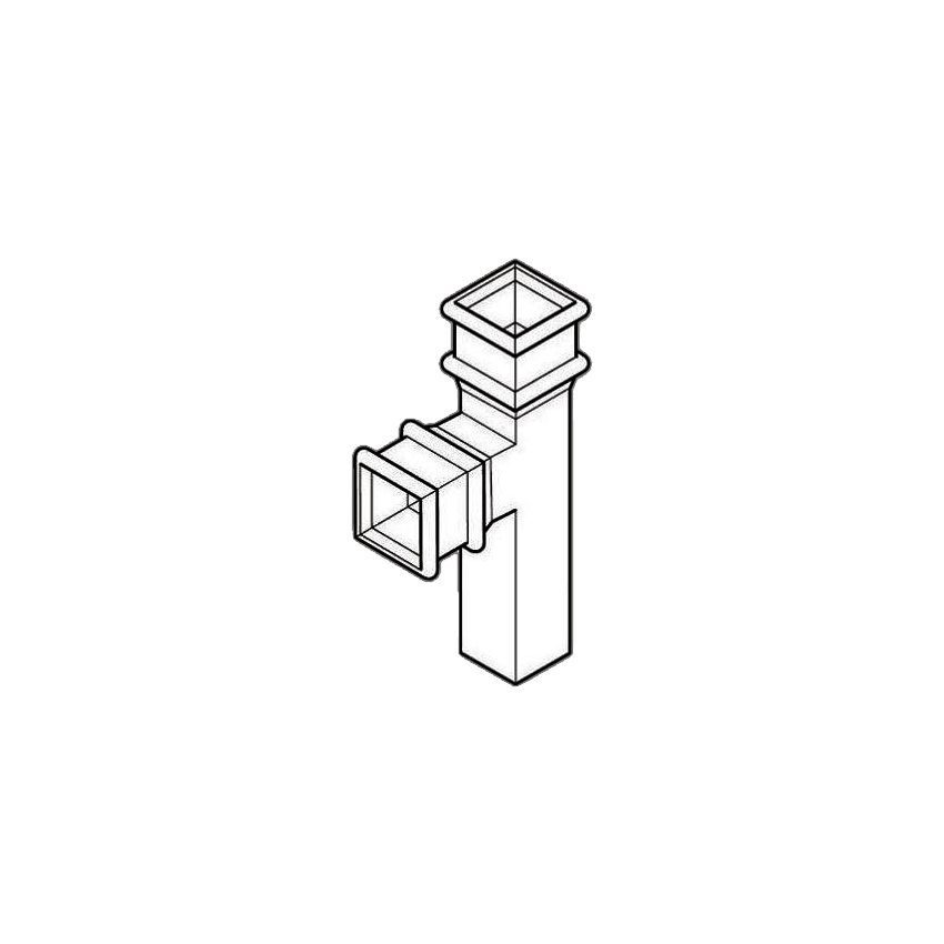 92.5 degree RWP Branch - 100 x 100mm