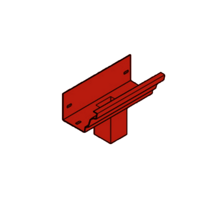 Moulded Outlet 3x3in Painted - 100x75mm