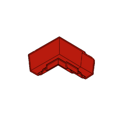 Moulded 90 Internal Angle Painted - 125x100mm