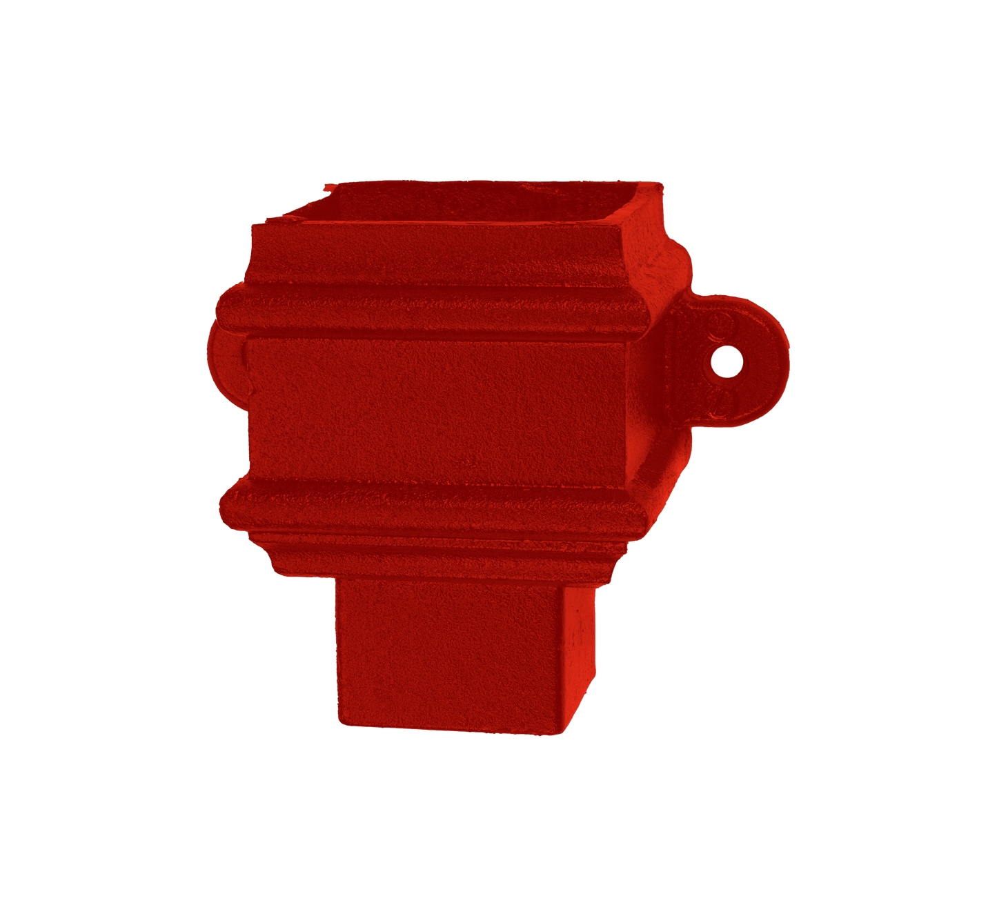 75x75mm CI RWP Socket Eared Painted - 75x75mm