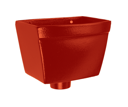 Aluminium Heritage Downpipe Hopper Rectangular - 100mm