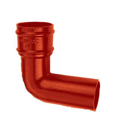 92.5 degree Aluminium Heritage Downpipe Bend - 63mm