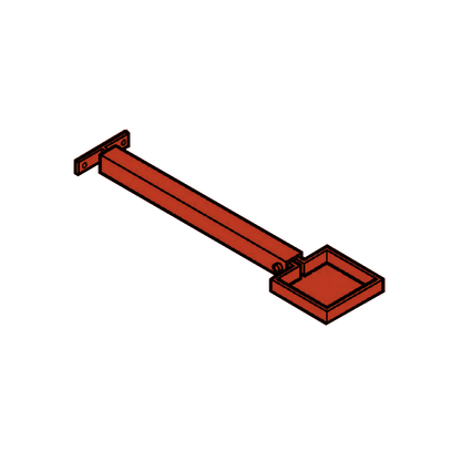 Extension Base RWP Clamp & 250mm Base - 100 x 75mm