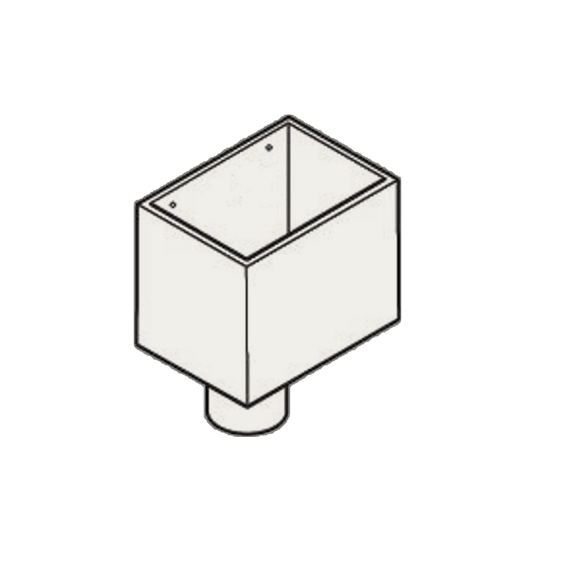 72x72mm Flushjoint RWP Hopper