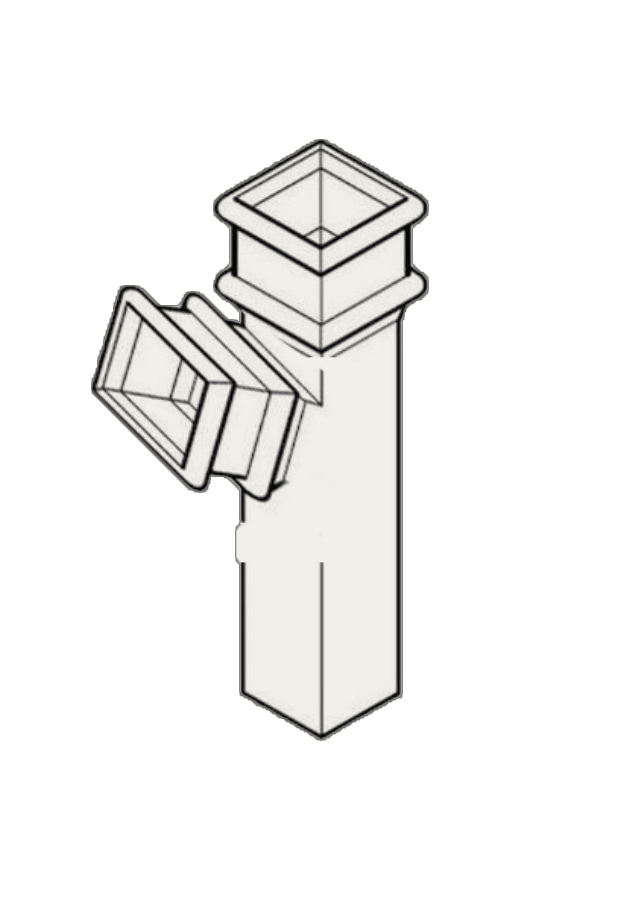 135 degree RWP Branch - 75 x 75mm