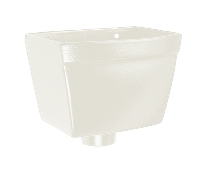 Aluminium Heritage Downpipe Hopper Rectangular - 63mm