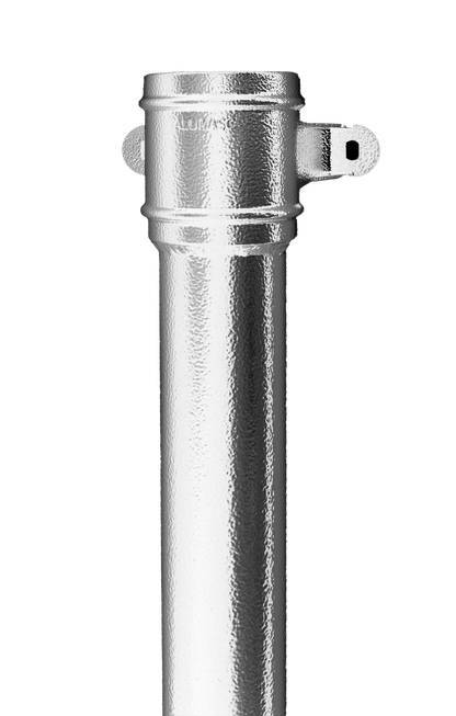 100mm Aluminium Heritage Downpipe Pipe Eared Length - 2m