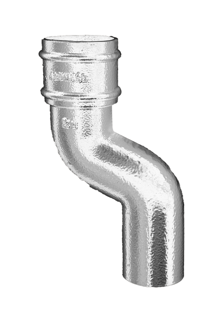 63mm Aluminium Heritage Downpipe Offset - 533mm