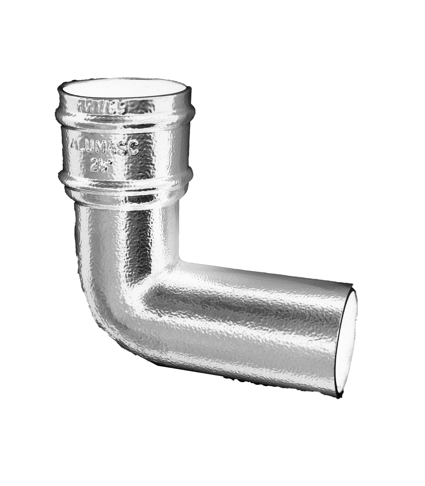 92.5 degree Aluminium Heritage Downpipe Bend - 63mm