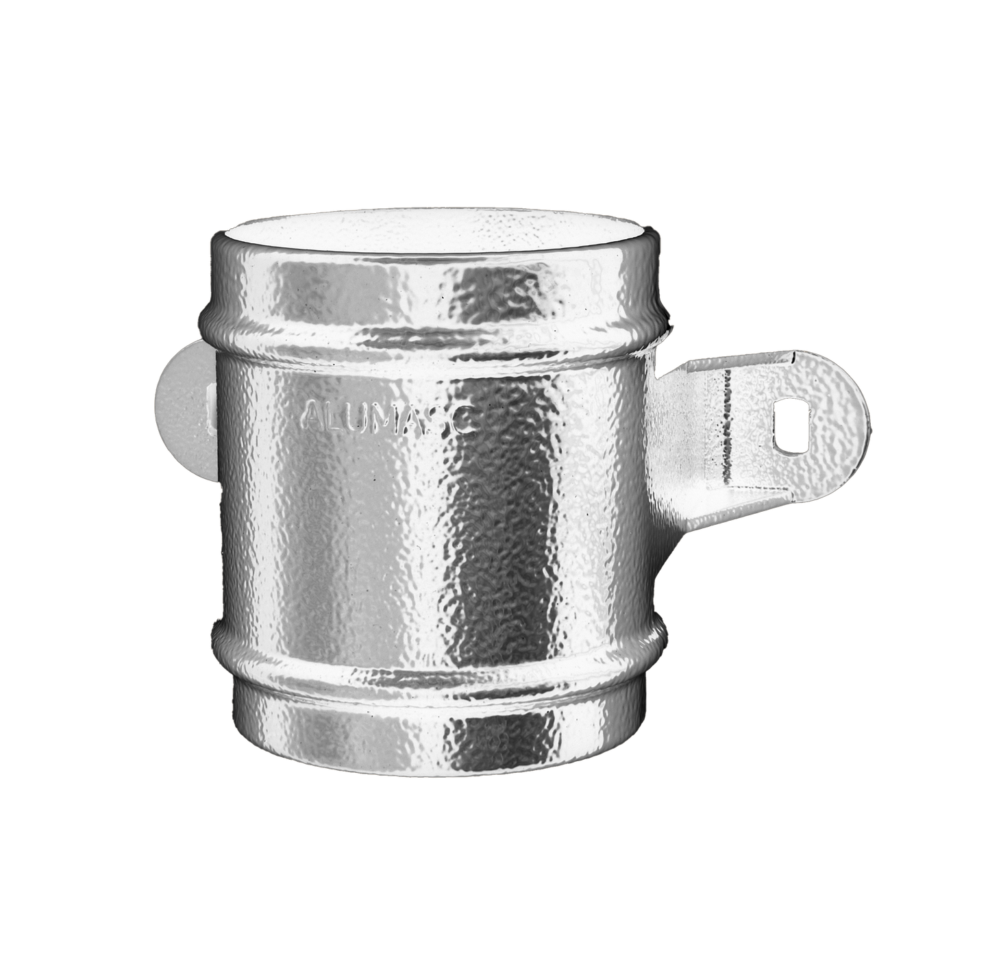 Aluminium Heritage Downpipe Socket Eared With Ears - 100mm